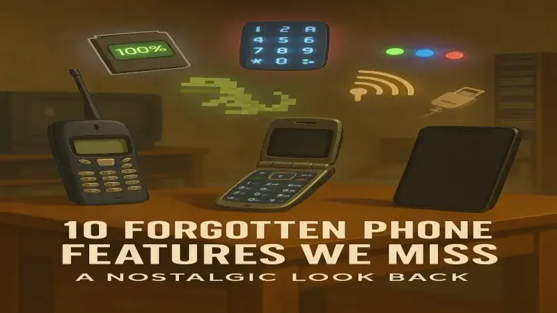 10 geniale Handy-Funktionen, die es heute nicht mehr gibt 10 geniale Handy-Funktionen, die es heute nicht mehr gibt